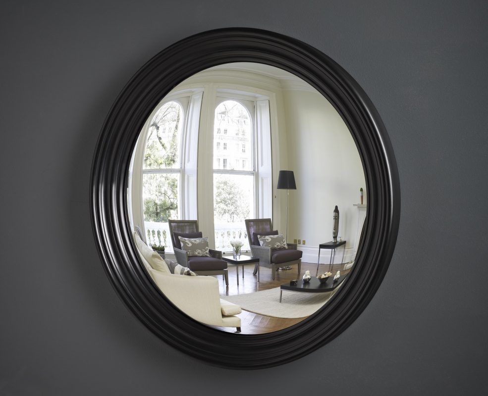 Large Round Convex Mirror | Hand-Finished | Omelo Mirrors Omelo ...