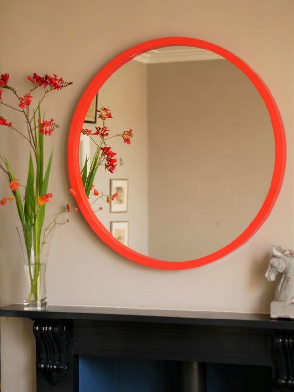 large red mirror